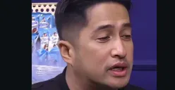 Irfan Hakim menahan tangis saat menceritakan dugaan malpraktik yang dialami ayahnya dalam podcast bersama Sara Wijayanto. (Sumber: TikTok/@e.yes.on.me)