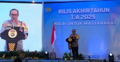Kapolda Metro Jaya, Irjen Pol Asep Edi Suheri saat memaparkan RAT 2025 di Gedung BPMJ, Jakarta Selatan, Rabu, 31 Desember 2025. (Sumber: Poskota/Ali Mansur)