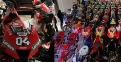 Puluhan motor balap legendaris disita FBI dari buronan narkoba internasional. (Sumber: X/@FBI Los Angeles)