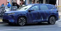 SUV listrik terbaru BYD dari seri Dynasty mulai terungkap lewat uji jalan. (Sumber: Carnewschina)