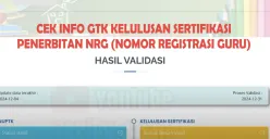 Nomor Registrasi Guru (NRG) adalah identitas resmi guru bersertifikasi. Simak cara cek NRG di Info GTK (Sumber: Youtube/Seribujalan)