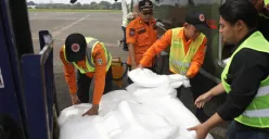 Kegiatan Operasi Modifikasi Cuaca (OMC) oleh Badan Penanggulangan Bencana Daerah (BPBD) Jakarta, pada hari Minggu, 2 Februari 2025. (Sumber: Dok. BPBD Jakarta)