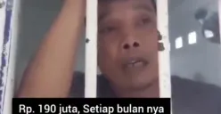 Video viral pengakuan seorang pria mengatakan memberikan setoran hingga ratusan juta setiap bulan ke polisi di Polres Labuhanbatu. (Sumber: Tangkap Layar X/@sutanmangara)