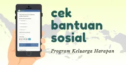 Informasi pengecekan bansos PKH menggunakan hp. (Sumber: Poskota/Della Amelia)