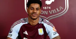 Marcus Rashford resmi meninggalkan Manchester United dan bergabung Aston Villa. (Sumber: X/@AVFCOfficial)