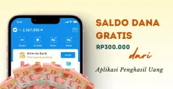 Mainkan aplikasi penghasil uang dan klaim saldo DANA gratis Rp300.000. (Sumber: Poskota/Della Amelia)