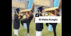 Begini cara bikin video AI kungfu yang viral di TikTok.