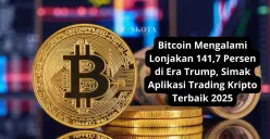 Bitcoin mencetak rekor harga tertinggi baru setelah pelantikan Trump. (Sumber: Poskota/Yusuf Sidiq)