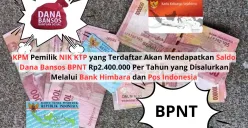 Informasi mengenai KPM pemilik NIK KTP yang terdaftar akan mendapatkan saldo dana bansos BPNT Rp2.400.000 Per Tahun (Sumber: Poskota/Insan Sujadi)