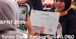 NIK e-KTP atas nama kamu terdata di DTKS berhak terima saldo dana bansos Rp600.000 dari subsidi BPNT 2025 via Rekening KKS. (Sumber: Poskota/Gabriel Omar Batistuta)