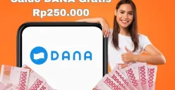 Cara klaim saldo DANA Gratis Rp250.000 langsung masuk dompet elektronik. (Sumber: Poskota/Syania Nurul Lita Baikuni)