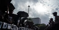 Aksi demonstrasi yang bertepatan dengan Aksi Kamisan dijadwalkan akan berlangsung pada Kamis, 4 September 2025.  (Sumber: Poskota/Bilal Nugraha Ginanjar)