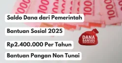 Saldo Dana Rp2.400.000 per tahun akan disalurkan pemerintah kepada KPM pemilik NIK KTP dan KK yang terdaftar sebagai penerima bantuan sosial BPNT. Cek syaratnya di sini (Sumber: Poskota/Herdyan Anugrah Triguna)