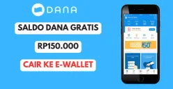 Cairkan hari ini saldo DANA gratis hingga RP150.000 melalui aplikasi penghasil uang. Klaim sekarang (Sumber: Poskota/Herdyan Anugrah Triguna)