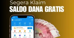 Klaim saldo DANA gratis sebesar Rp110.000 hari ini, Kamis, 6 Februari 2025. (Sumber: Poskota/Febrian Hafizh Muchtamar)