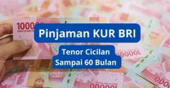 Pinjaman Dana Rp50 juta KUR BRI 2025, tenor cicilan panjang hingga 60 bulan. (Canva)