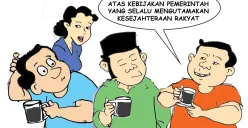 Obrolan Warteg: Nasib Gaji Ke-13 dan 14 (Sumber: Poskota/ Yudhi Himawan)