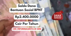 Nama Anda sebagai KPM berhak dapat saldo dana Rp2.400.000 dari pemerintah per tahun melalui program bantuan sosial BPNT. Cek di sini! (Sumber: Poskota/Herdyan Anugrah Triguna)