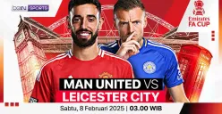 Link live streaming Manchester United vs Leicester City. (Sumber: Vidio)