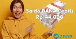 Khusus hari Jumat 7 Februari 2025 bisa klaim saldo DANA Gratis Rp144.000 langsung masuk dompet elektronik, cek caranya di sini. (Sumber: Poskota/Syania Nurul Lita Baikuni)