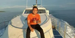 Foto Jurnalis Jurnalis Metro TV Sahril Helmi yang merupakan korban  ledakan Rigid Inflatable Boat (RIB) 04 Ternate milik Basarnas berhasil ditemukan. (Sumber: Instagram @SahrilHelmi)