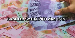 Penyaluran bantuan sosial PKH dan BPNT. (Sumber: Poskota/Legenda Kinanty Putri)