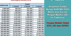 Simulasi tabel KUR BSI 2025 memberikan kemudahan bagi UMKM dalam mendapatkan modal usaha berbasis syariah. (Sumber: Poskota/Yusuf Sidiq)