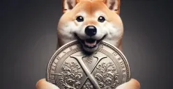 Ilustrasi mata uang kripto koin meme dengan tema anjing, Shiba Inu. (Sumber: Watcher Guru)