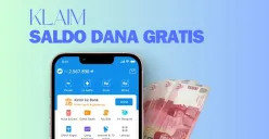 Buruan klaim saldo DANA gratis melalui link berikut ini. (Sumber: Poskota/Febrian Hafizh Muchtamar)