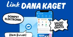 Klaim saldo DANA gratis Rp100.000 hanya hari ini, 8 Februari 2025. Isi dompet elektronik kamu. (Sumber: Poskota/Neni Nuraeni/DANA)