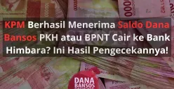 Berikut hasil pengecekan saldo dana bansos PKH atau BPNT 2025 (Sumber: Poskota/Insan Sujadi)