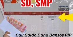 Cek rekening SimPel, saldo dana bansos PIP cair Rp450.000 hari ini. (Sumber: Poskota/Faiz)