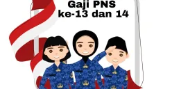 Daftar penerima gaji ke-13 dan 14 PNS. (Sumber: Poskota/Arip Apandi)