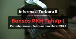 Update informasi penyaluran saldo dana bansos PKH tahap 1 2025 yang sudah menunjukan positif pencairan. (Sumber: Poskota/Aldi Harlanda Irawan)