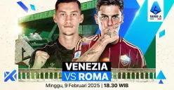 Link live streaming Venezia vs AS Roma. (Sumber: Vidio)