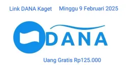 Hari ini Minggu 9 Februari 2025 uang gratis Rp125.000 bisa diklaim ke dompet elektronik dari link DANA kaget. (Sumber: Poskota/Gabriel Omar Batistuta)