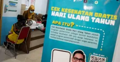 Program Cek Kesehatan Gratis (CKG) sebagai kado ulang tahun dari negara kepada masyarakat dimulai per 10 Februari 2025. (Sumber: Poskota/Bilal Nugraha Ginanjar)