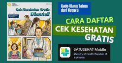 Penerima bansos yang berulang tahun, saatnya manfaatkan program Cek Kesehatan Gratis. Temukan cara daftarnya melalui SATUSEHAT Mobile. (Sumber: Poskota/Neni Nuraeni/Kemenkes)