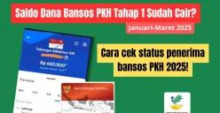 Informasi terbaru terkait pencairan saldo dana bansos PKH tahap 1 2025 lewat rekening KKS. (Sumber: Poskota/Iko Sara Hosa)