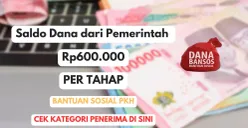 Saldo Dana Rp600.000 dicairkan pemerintah secara bertahap melalui program bantuan sosial PKH untuk KPM pemilik NIK KTP dan KK yang terdata sebagai penerima manfaat kategori lansia dan penyandang disabilitas (Sumber: Poskota/Herdyan Anugrah Triguna)