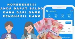 Dapatkan uang gratis dari Game Penghasil Saldo DANA (Sumber: Poskota/Rivera Jesica Souisa)