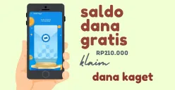 Dapatkan saldo DANA gratis Rp210.000 lewat link DANA Kaget. Simak caranya. (Sumber: Poskota/Della Amelia)