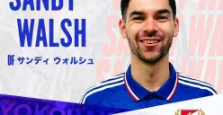 Setelah resmi bergabung Sandy Walsh berambisi memberikan yang terbaik kepada tim barunya Yokohama Marinos. (Sumber: X/ gilabola_ina)