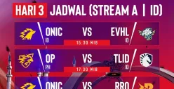 Jadwal ESL Snapdragon Mobile Legends. (ESL Indonesia)