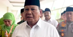 Presiden Prabowo usai membuka Kongres XVIII Muslimat NU, Surabaya, Senin 10 Februari 2025. (Sumber: Sekretariat Presiden)