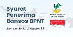 Informasi seputar syarat penerima bansos BPNT 2025. (Sumber: Poskota/Della Amelia)