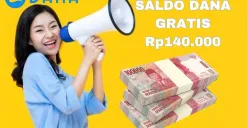 Tanpa undang teman Anda bisa dapatkan saldo DANA Gratis Rp140.000 melalui aplikasi penghasil uang langsung masuk dompet elektronik. (Sumber: Poskota/Syania Nurul Lita Baikuni)