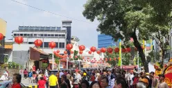 Sejumlah tokoh menghadiri perayaan cap go meh di Pancoran China Town, Glodok, Tamansari, Jakarta Barat, Rabu, 12 Februari 2025. (Sumber: Poskota/Pandi Ramedhan)