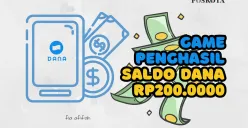 Coba game penghasil yang gratis ini dan dapatkan saldo DANA hingga Rp200.000. (Sumber: Poskota/Fia Afifah)