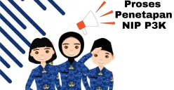 Alur proses penetapan NIP P3K. (Sumber: Poskota/Arip Apandi)